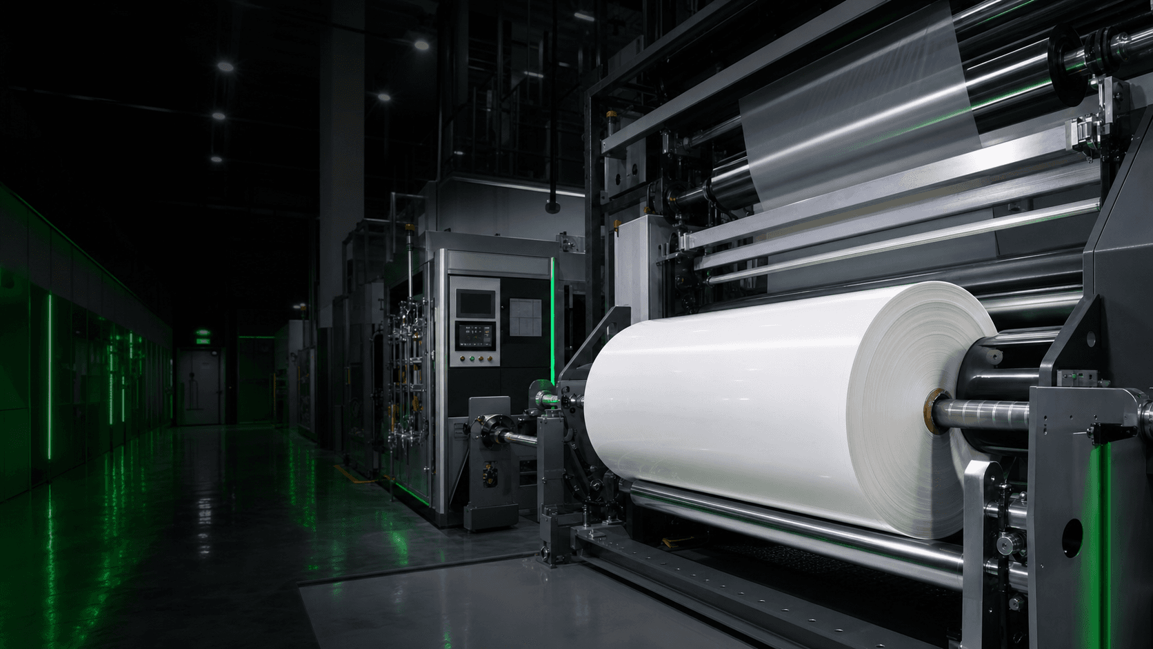 Plastic film extrusion at Plasto Plastics