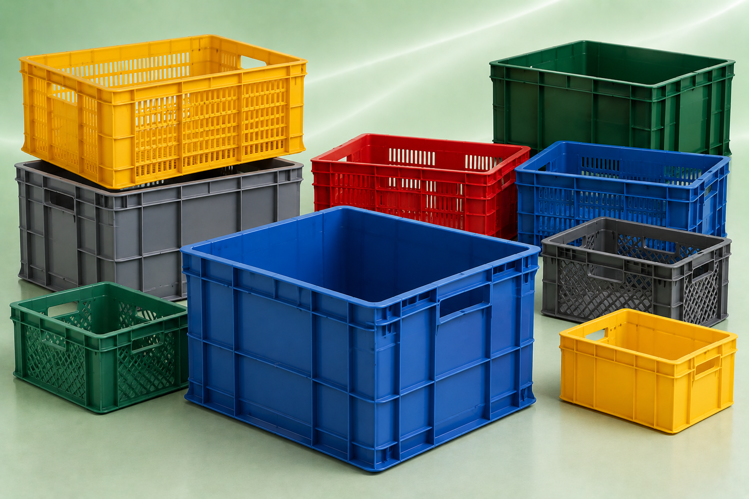 Heavy Duty Plastic Crates