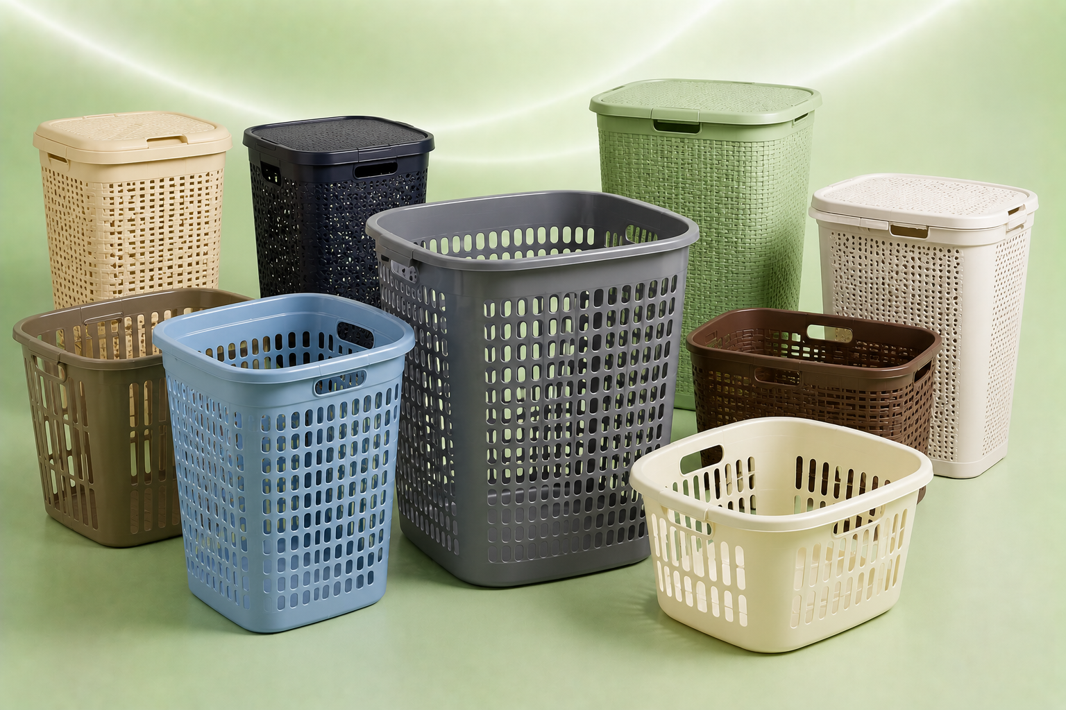 Plastic Laundry Baskets