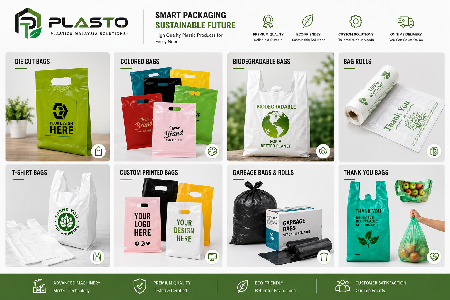 Plasto Plastics private label bags
